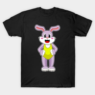 Rabbit Swimming Swim suit T-Shirt